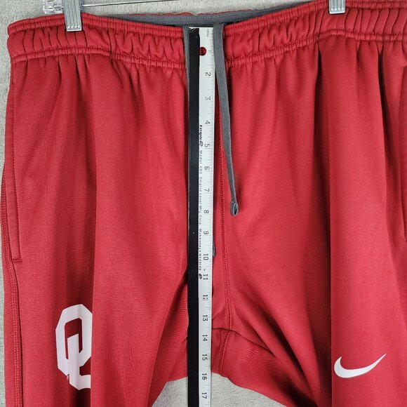 Mens Red Nike Therma-Fit Sweatpants Oklahoma Sooners Polyester Athletic Size XXL - Picture 11 of 15